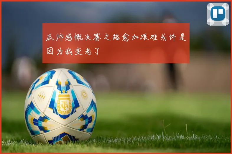 瓜帅感慨决赛之路愈加艰难或许是因为我变老了